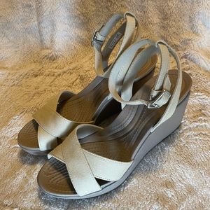 Crocs wedge sandals